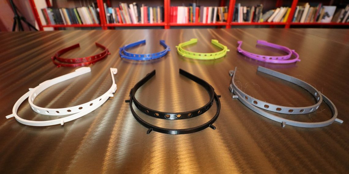 Visor supports (Photograph: University of Porto)