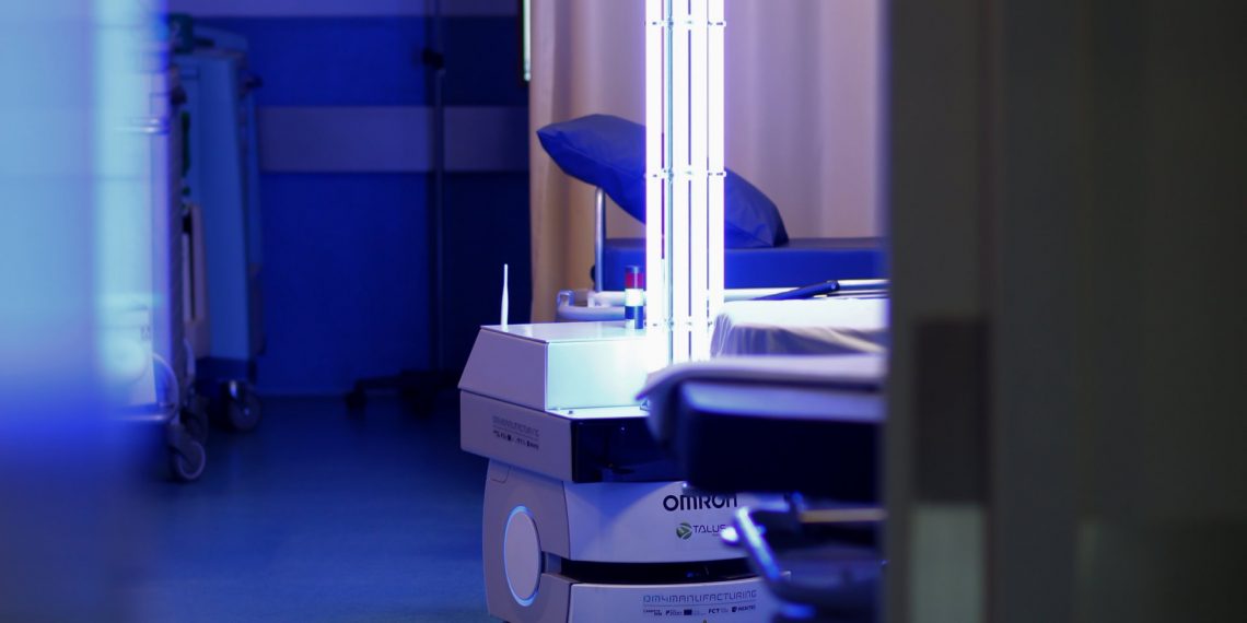 INESC TEC testa robô de desinfeção em hospital de Valongo