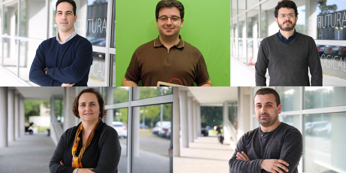 Pedro Carvalho, Hélder Castro, Ana Filipa Sequeira, Hélder Fontes e Cândido Duarte (CTM)