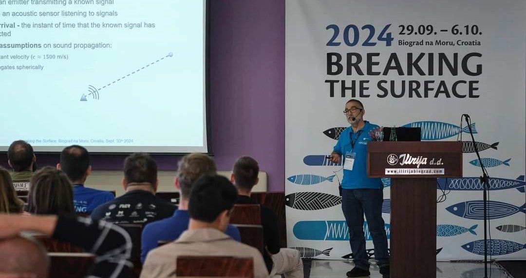 Investigadores do INESC TEC organizam desafio de localização subaquática na conferência Breaking the Surface 2024