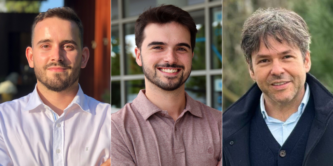 Daniel Barros, Daniel Silva e Sthefan Berwanger