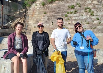 INESC TEC reinforced environmental commitment through clean-up action in Porto