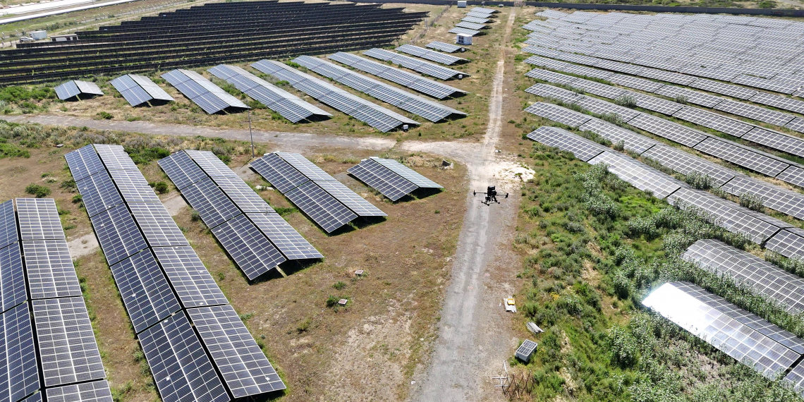 INESC TEC tests innovative solution for autonomous inspection of photovoltaic panels at the Port of Sines
