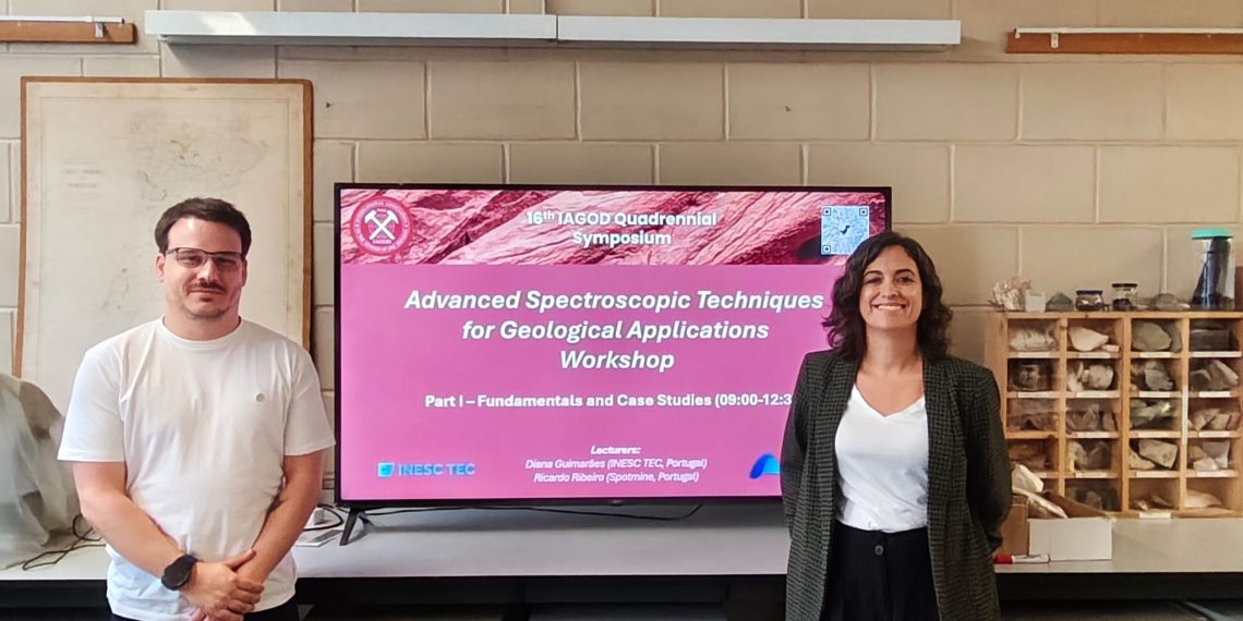 INESC TEC dinamizou workshop sobre espectroscopia em simpósio internacional de recursos minerais